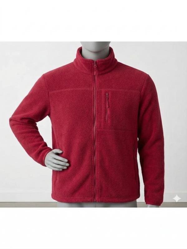 Polar 3 Cepli Kırmızı 290 gr/m Tam Fermuarlı